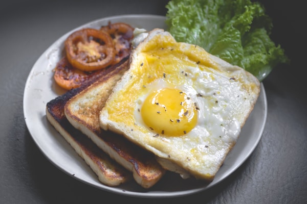 Breakfast on a table