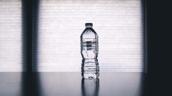 A glass of water